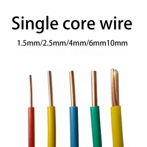UL 1007 18 AWG PVC wire available in multiple insulation colours for export to Saudi Arabia and GCC