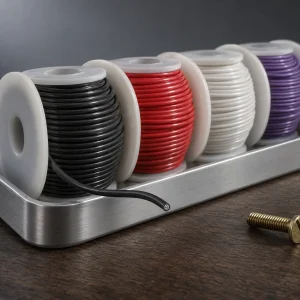 UL 1015 30 AWG PVC wire on fine-gauge spools for Germany procurement