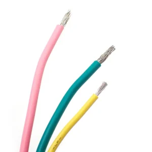 UL 1015 wire 30 AWG fine 1.1mm OD versus 8 AWG heavy 7.4mm OD diameter comparison