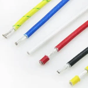 UL 3122 200°C 300V silicone rubber wire lacquered braid AWM Style 3122 File E333030 26 to 16 AWG Vietnam internal wiring high temperature equipment