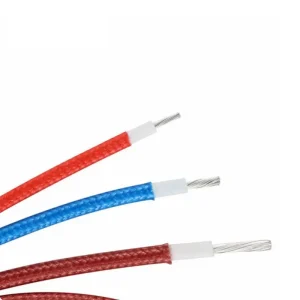 UL 3122 silicone fiberglass wire marking showing AWM Style 3122 200°C 300V File E333030