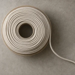 UL 3122 silicone rubber wire with lacquered braid covering on a spool for Saudi Arabia procurement