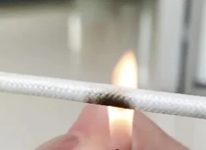 UL 3122 200°C 300V lacquered braid silicone rubber wire for 300V control circuit wiring in high temperature industrial equipment Vietnam Binh Duong