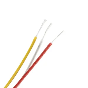 UL 3122 lacquered braid silicone rubber wire surface marking showing AWM Style 3122 200°C 300V File E333030
