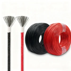 UL 3172 200°C silicone rubber wire with glass aramid fibrous braid 600V AWM Style 3172 File E333030 26 to 18 AWG Vietnam export abrasion resistant