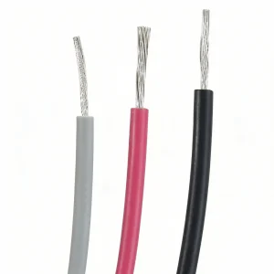 UL 3266 XLPE wire surface marking showing AWM Style 3266 125°C 600V File E333030