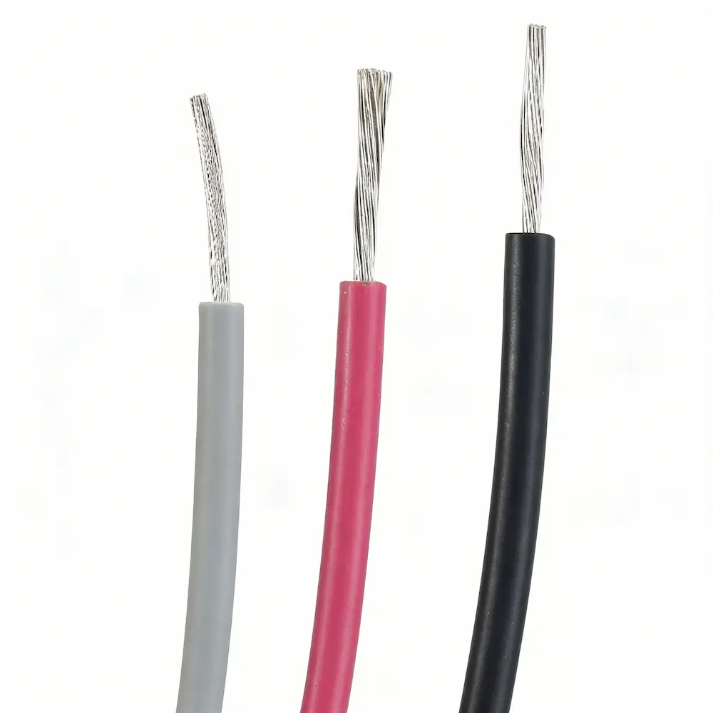 UL 3266 XLPE wire surface marking showing AWM Style 3266 125°C 600V File E333030