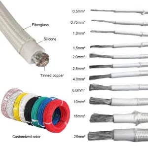 UL 5107 450°C mica glass wire used for internal wiring in ceramic kiln heating zone Vietnam manufacturing
