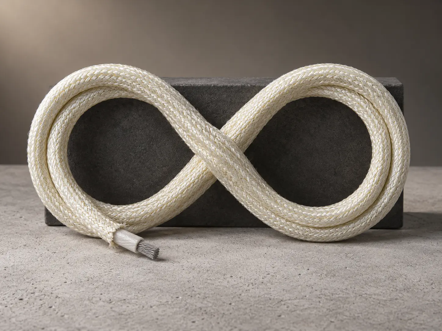 Technical cross-section of UL Style 5128 showing mica tape and treated glass braid minimum average thickness in two conductor size groups