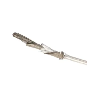 UL 5334 450°C mica fiberglass wire routed through narrow rectangular channel in ceramic kiln car structure Vietnam Binh Duong