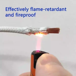 UL 5335 600V 450°C mica glass braid wire for multi-zone industrial furnace internal bus wiring Indonesia Bekasi Karawang