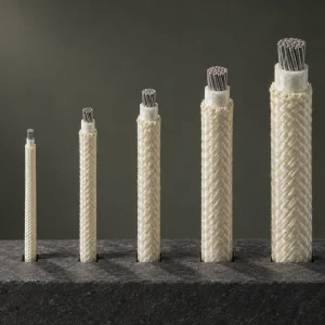 UL 5360 mica tape glass braid wire cut lengths of several conductor sizes for Vietnam and Indonesia sourcing