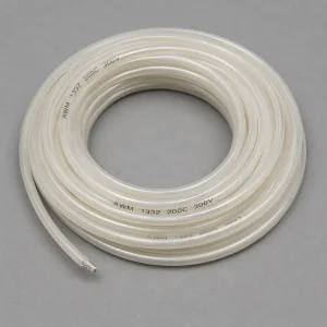 UL 1332 FEP wire coil showing translucent fluoropolymer insulation characteristic