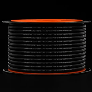 UL 1911 250°C 50000Vdc high voltage ignition wire reel black Mexico gas ignition