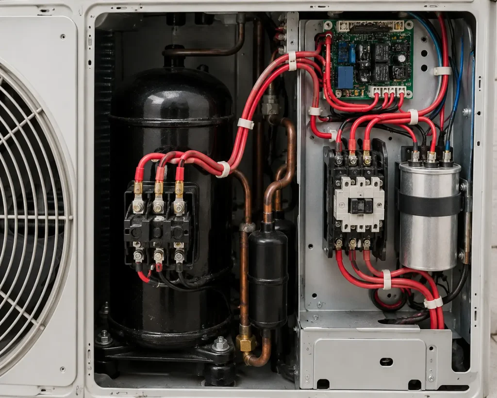 UL 3135 200°C silicone wire air conditioner compressor internal wiring India OEM