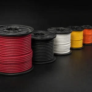 UL AWM Style 3239 high-voltage DC wire multi-AWG spool range for protected internal wiring, up to 200°C maximum and 60000 Vdc maximum per UL Subject 758