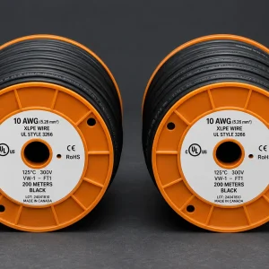UL 3266 10 AWG XLPE 125°C 300V black wire dual reel Mexico export supplier
