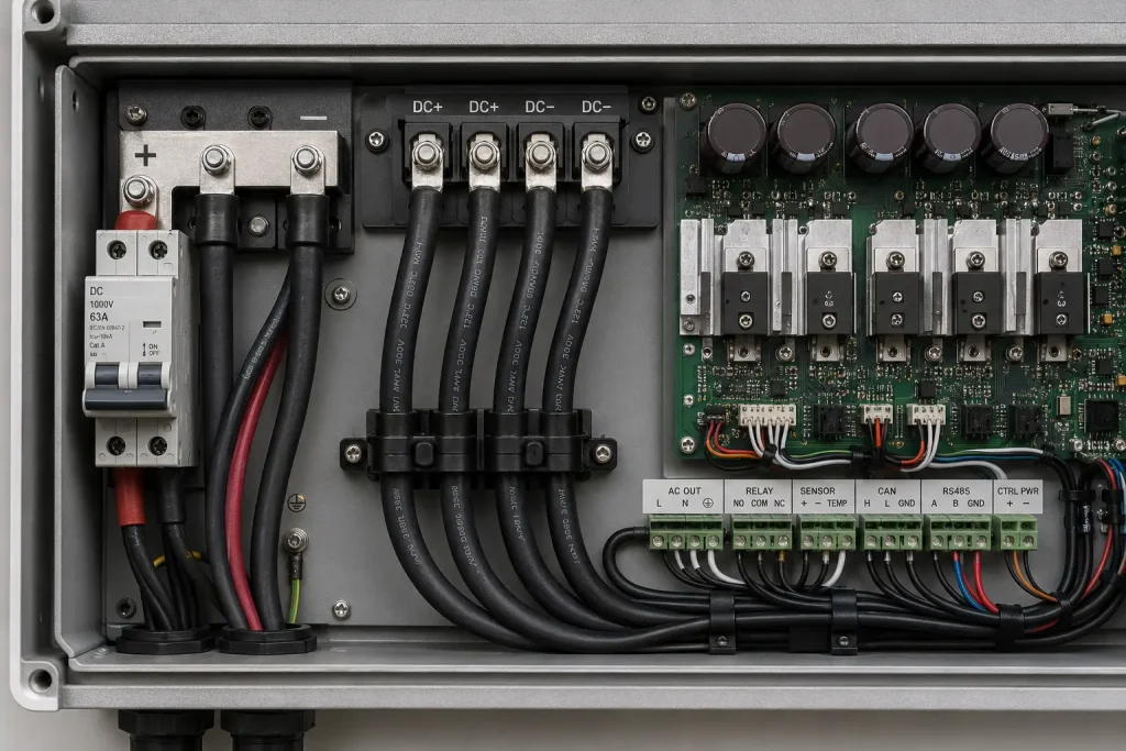 UL 3266 10 AWG XLPE 125°C wire solar inverter DC bus internal wiring Mexico