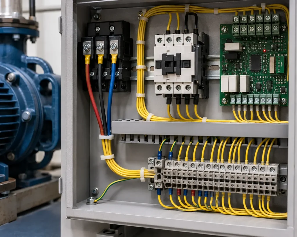 UL 3266 125°C XLPE wire industrial pump motor control panel wiring Brazil