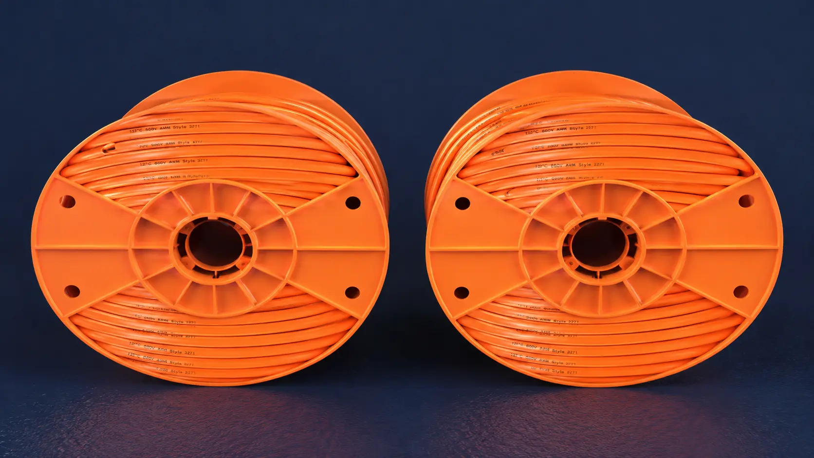 UL 3271 125°C 600V orange XLPE motor lead wire dual reel Brazil São Paulo supplier