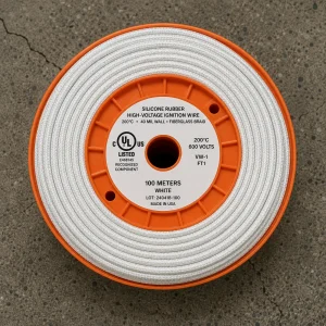 UL 3304 200°C 10000Vac silicone rubber fiberglass braid ignition wire reel Mexico