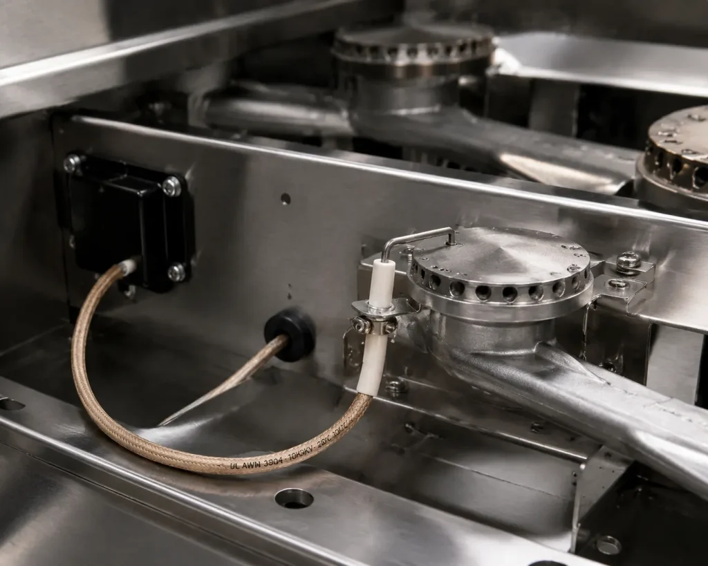 UL 3573 in UK industrial gas boiler pilot electrode installation service