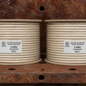 UL 5107 4 AWG mica tape 450°C 600V wire heavy gauge dual reel Mexico exportador