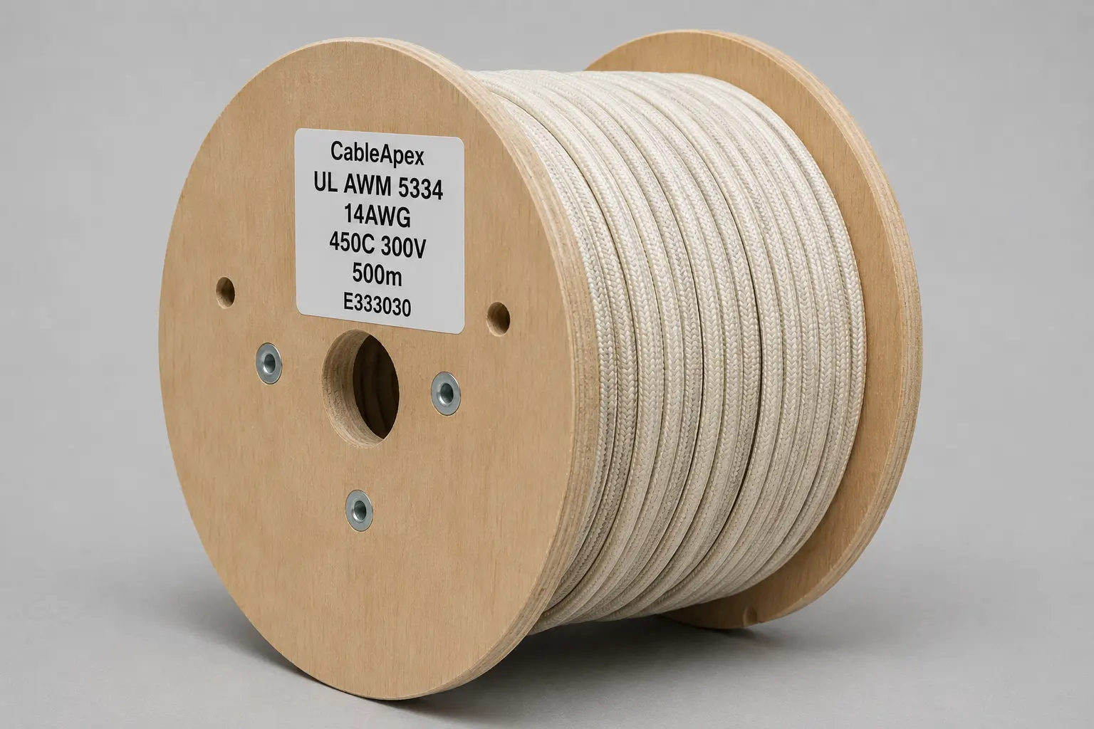 UL 5334 composite mica glass wire 14 AWG 500m spool overall product view