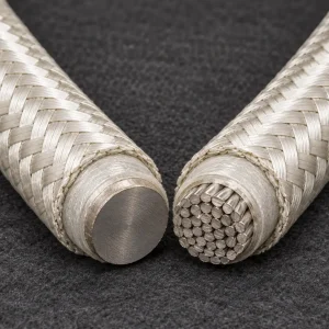 UL 5476 3–4/0 AWG mica tape wire lengths in a V layout showing solid and stranded conductor ends