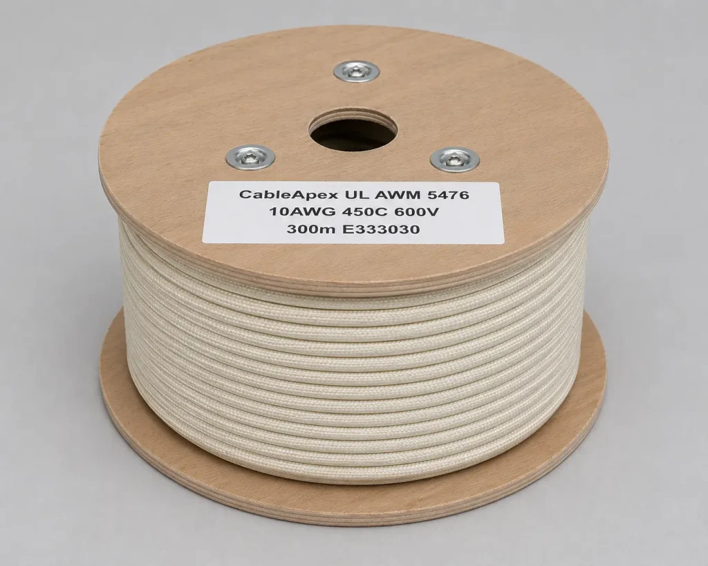 UL 5476 mica tape wire 10 AWG spool for Germany supply