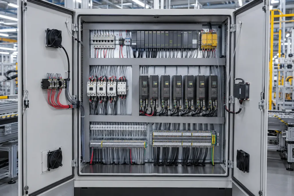 UL 1015 600V PVC wire EV battery production line control panel internal wiring Turkey