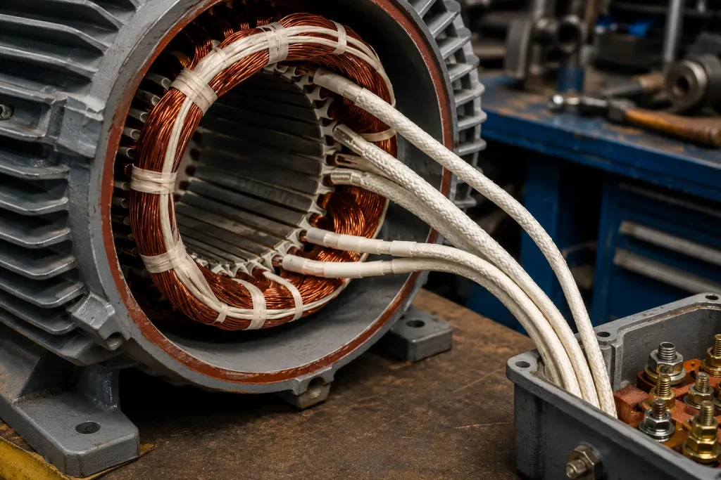 UL 3071 silicone fiberglass motor lead wire motor rewinding workshop Kenya Nairobi