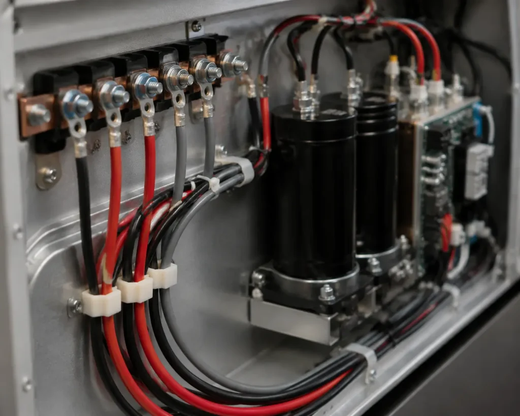 UL 1032 16 AWG wire connected inside appliance internal DC circuit compartment