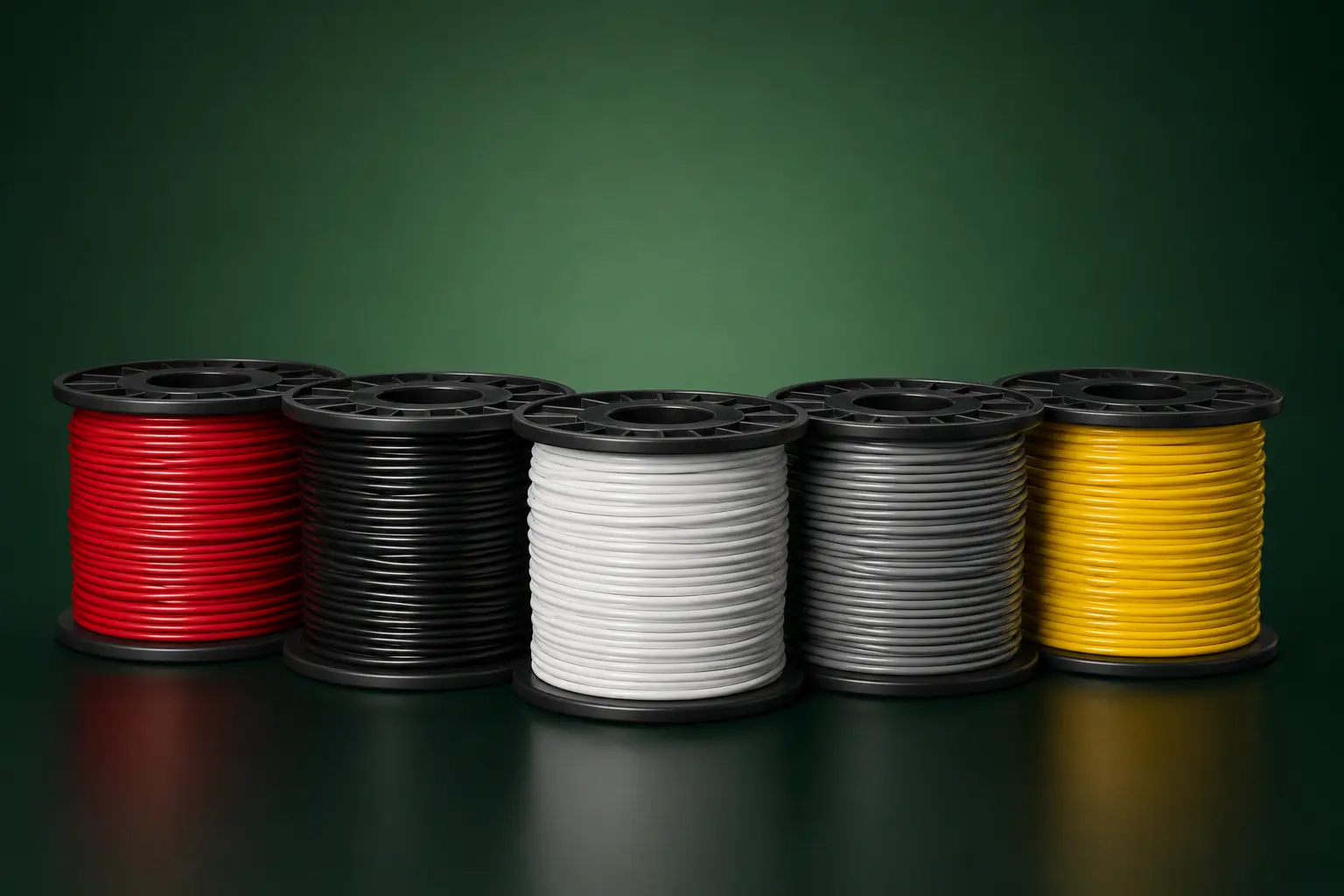 UL AWM 1032 20 AWG PVC high voltage appliance wire spools, 90C 1000Vac 1200Vdc multiple colors