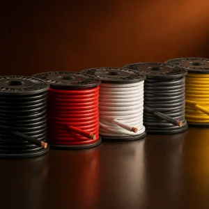 UL 1056 12 AWG PVC lead wire spools, 105C 600V stranded refrigerating equipment AWM