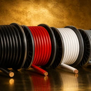 UL 1283 2 AWG PVC internal wiring wire spools heavy gauge, 105C 600V solid stranded braided conductor AWM