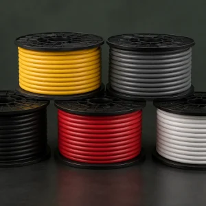 UL 1283 4 AWG PVC wire spools, 105C 600V solid stranded braided conductor heavy gauge internal wiring AWM