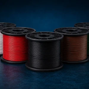 UL 1330 18 AWG FEP wire spools multiple colors, 200C 600V gasoline resistant appliance internal wiring