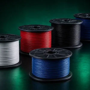UL 1331 18 AWG FEP wire spools multiple colors with Litz conductor option, 150C 600V appliance internal wiring