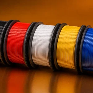 UL 1571 26 AWG PVC internal wiring wire spools in multiple colors, 80C 30V Class 2 AWM