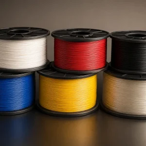 UL 1333 20 AWG FEP thin wall wire spools multiple colors, 150C 300V dense harness internal wiring