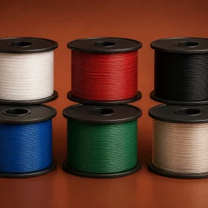 UL 1591 26 AWG FEP hook-up wire spools multiple colors, 150C 300V fine gauge appliance internal wiring